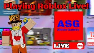 Playing Roblox With Viewers LIVE!