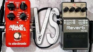 TC Electronic HALL OF FAME 2 VS Boss RV-6 Reverb // Comparison [NO TALK / ONLY TONES]