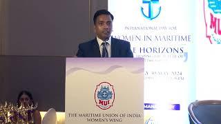 ADDRESS - DY DG CAPT MANISH KUMAR | MUI WOMEN'S WING SEMINAR | INT DAY FOR  WOMEN IN MARITIME