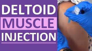 Intramuscular Injection in Deltoid Muscle with Z-Track Technique