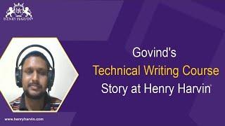 Pushing The Career Ahead With Our Technical Writing Course - Govind's Story | @henryharvin