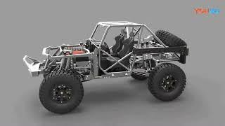 Capo JKMAX All Metal DIY RC Simulated Crawler Car Off-road Vehicle Model Kit