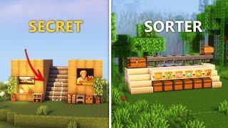 3+ Useful REDSTONE BUILDS For Survival Minecraft!