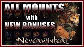 All 4-Slot Mounts! (doc updated) NEW Insignia Bonus BEST for ENDGAME! - Neverwinter M29