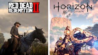 Red Dead Redemption 2 vs Horizon: Zero Dawn | Graphics & Gameplay Comparison