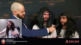 MoistCr1tikal (Charlie) realizes he actually is at the Streamer Awards - The Moist Verse