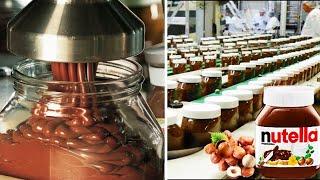 How Nutella Is Made In Factory | Inside Nutella's Factory Process | Food Processing Factory