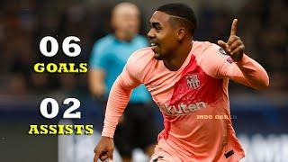 Malcom All Goals & Assists For Barcelona HD