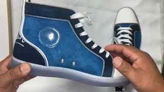 Benefits of Having a Sales Associate Christian Louboutin | Fun Louis Flat Ludwig Blue White Sneaker