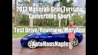 Don't miss this SUPER HOTT 2013 Maserati GranTurismo Convertible Sport Review & Test drive w/MaryAnn