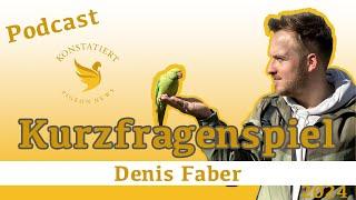 Kurzfragenspiel mit Denis Faber: Ein Wort, eine Antwort | Konstatiert - Pigeon News Podcast