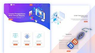 How to create Complete Dynamic Website In HTML,CSS,PHP and MYSQL || Full tutorial 2021