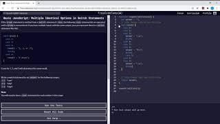 Basic Javascript (76/111) | Multiple Identical Options in Switch Statements | freeCodeCamp