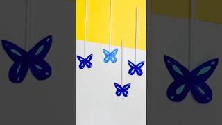 1-Minute Video / Easy Paper Butterfly For Kids#kidscraftideas / Paper Craft / KIDS craft #papercraft