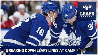 Breaking down the Toronto Maple Leafs forward lines & defensive pairings from Day 1 of training camp