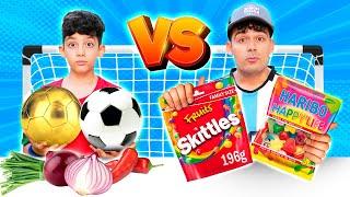 Football Ultimate LEFT or RIGHT Food Challenge with Jason