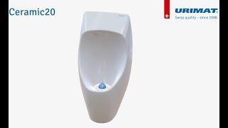 Безводные писсуары Urimat 12220 Ceramic20. Преимущества и примеры установок.