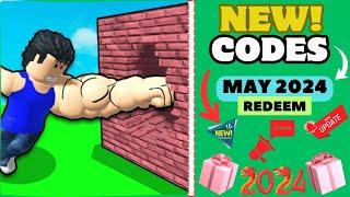 NEW CODES  PUNCH WALL SIMULATOR CODES - ROBLOX  PUNCH WALL SIMULATOR CODES