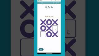 [Telugu] Create Tic Tac Toe Game in Kotlin using Android Studio #shorts #android #kotlin