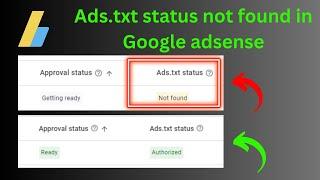 Google adsense Ads txt File Not Found Showning When We Apply For Domain Approve