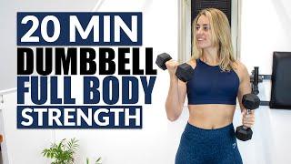 20 min Full Body DUMBBELL Workout  [Strength Session]