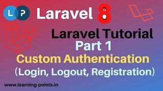 Part 1: Login, Logout, Registration with Laravel | Project Setup Login , Registration page setup