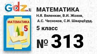 № 313 - Математика 5 класс Виленкин