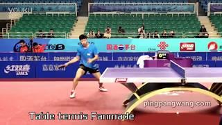 MA Long Practice Forehand Loop 3 Point - Slow motion technique