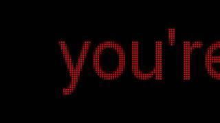 you're pretty | Scrolling Text LED Light Moving Word Sign Board Running Banner Screen