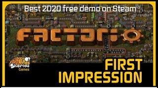 Factorio Demo 2020 First Impression (free demo on Steam)