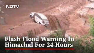 Mandi-Kullu Highway Blocked, Vehicles Washed Away Due To Flash Floods