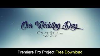 Wedding Invitation Video || Premier Pro Project Free Download || WhatsApp Wedding Invitation Video
