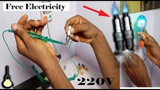 Free Electricity Energy Generator With Copper And Iridium Spark Plug