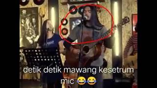 Detik-detik mawang kesetrum mic awto ngakak