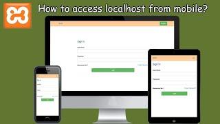 HOW TO ACCESS LOCAL SERVER XAMPP (LOCALHOST) FROM MOBILE OR ANOTHER COMPUTER || LATEST METHOD 2020