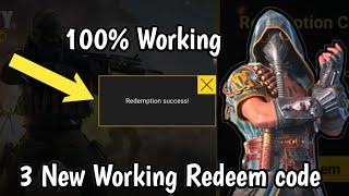 Working 3 Redeem code codm 2023 | call Of Duty Mobile Redeem code | cod Mobile Redeem code 2023