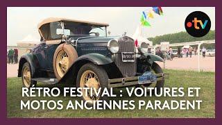 Rétro festival de Caen : voitures et motos anciennes paradent