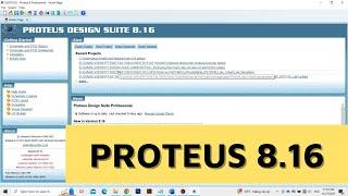 Cài đặt phiên bản mới proteus 8.16 #proteus8.16