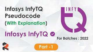 Infosys Pseudocode Important Questions - InfyTQ 2021