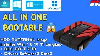 Membuat Multi Bootable Dalam HARDISK EXTERNAL Windows 7 8 10 11