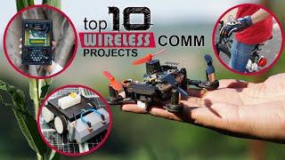 Top 10 Wireless Communication Projects | IOT RF Bluetooth Wifi