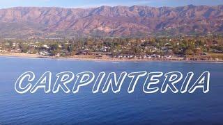 Carpinteria California - Worlds Safest Beach 4K DRONE