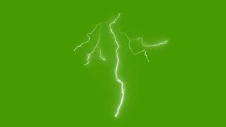 Green screen Lightning footage chroma key lightning raio, trovões