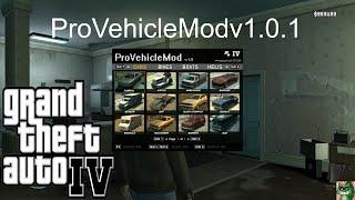 How to Install The Mod ProVehicleModv1.0.1 (Car Spawn Mod) in GTA IV (2008)