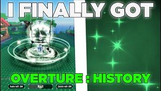 I Finally Got *OVERTURE : HISTORY* In Sol's RNG...