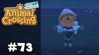 Deep Sea Diving at Night in Animal Crossing: New Horizons (Switch)