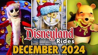 Disneyland Rides - December 2024 POVs [4K 60FPS]