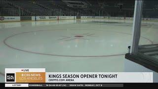 How the ice rink is made at Crypto.com Arena for hockey games