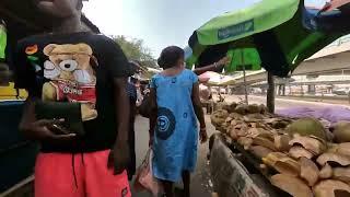 STREET MARKET AFRICAN VIDEOS GHANA ACCRA