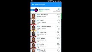 BACK IN THE W! NBA: Fanduel Picks 11/10/17